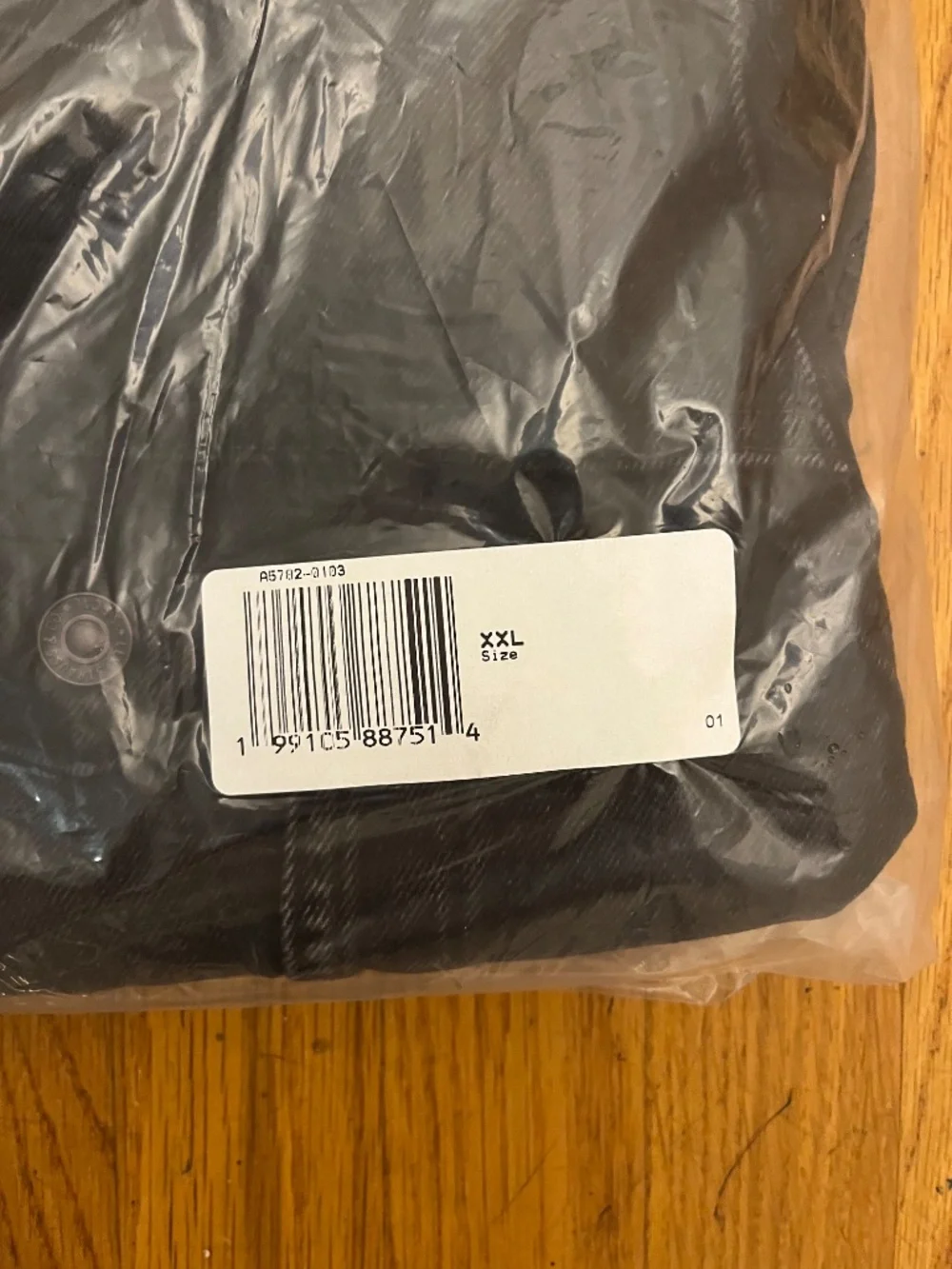 Men's Levi's Relaxed Fit Trucker Jacket Denim Coat Black (At Midnight) ***XXL***